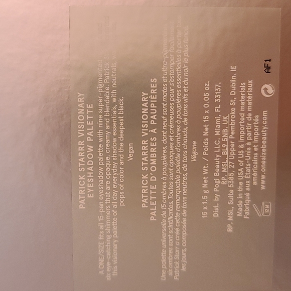 One Size Patrick Starr Visionary eyeshadow palette - Picture 3 of 5